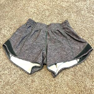 Lululemon hotty hot shorts gray
